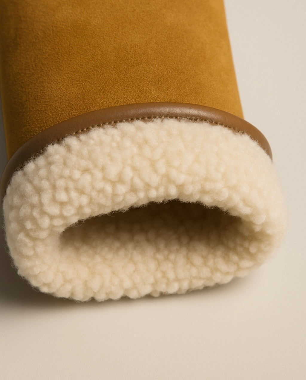 Guanti da donna classici in vera pelle merinos cuciti a mano