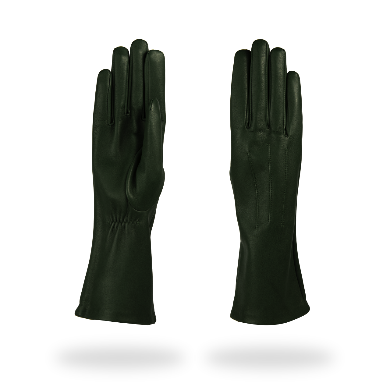 Guanti da donna classici in vera pelle metis foderati in seta lunghi 4 pollici