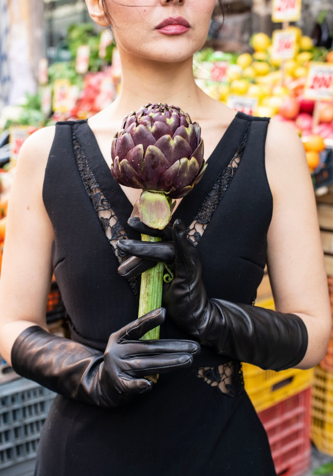 Classic 8 Inch Silk Lined Women's Gloves
