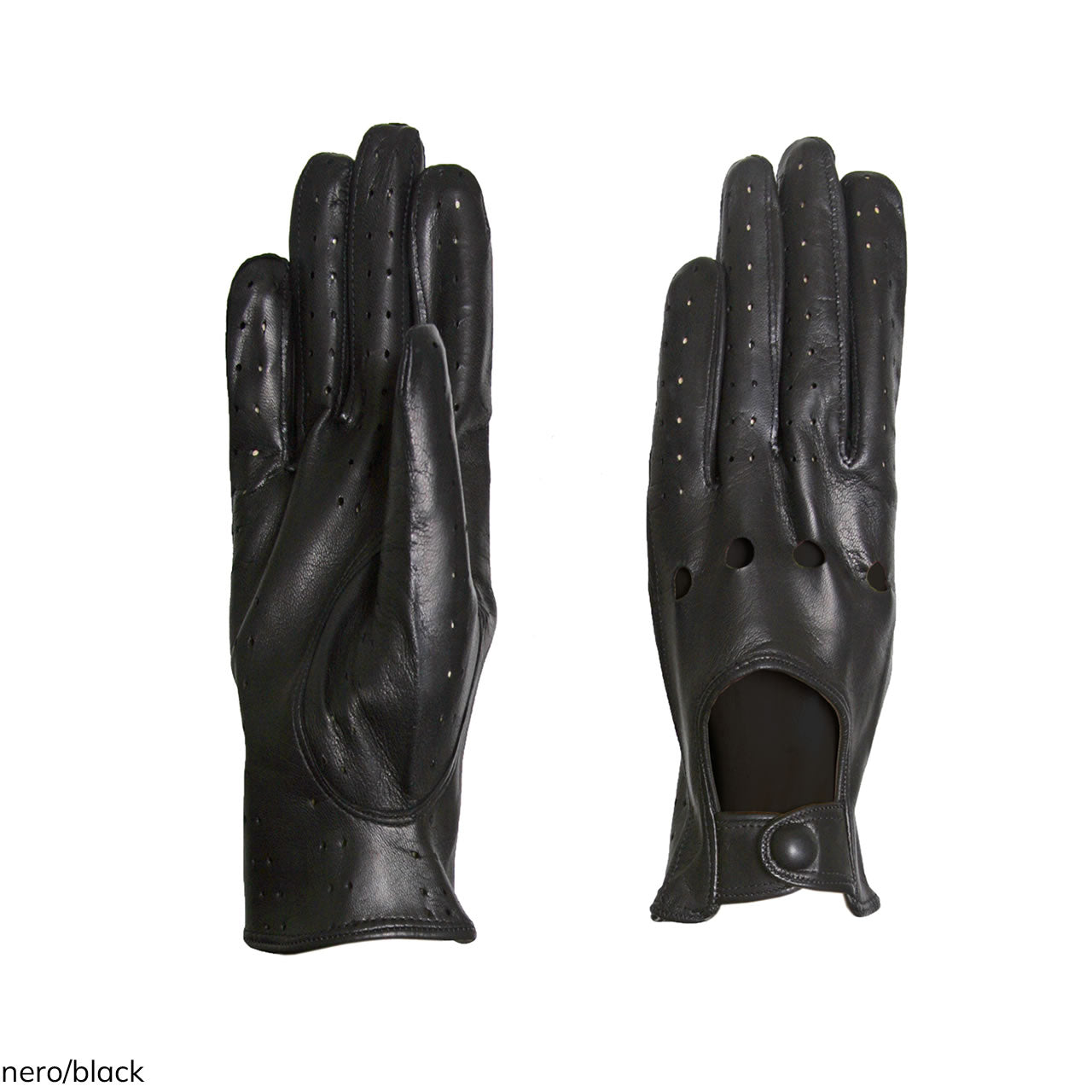 true touch handschuh Damen-Fahrhandschuhe mit Touchscreen und lederbezogenem Knopf. – Gloves