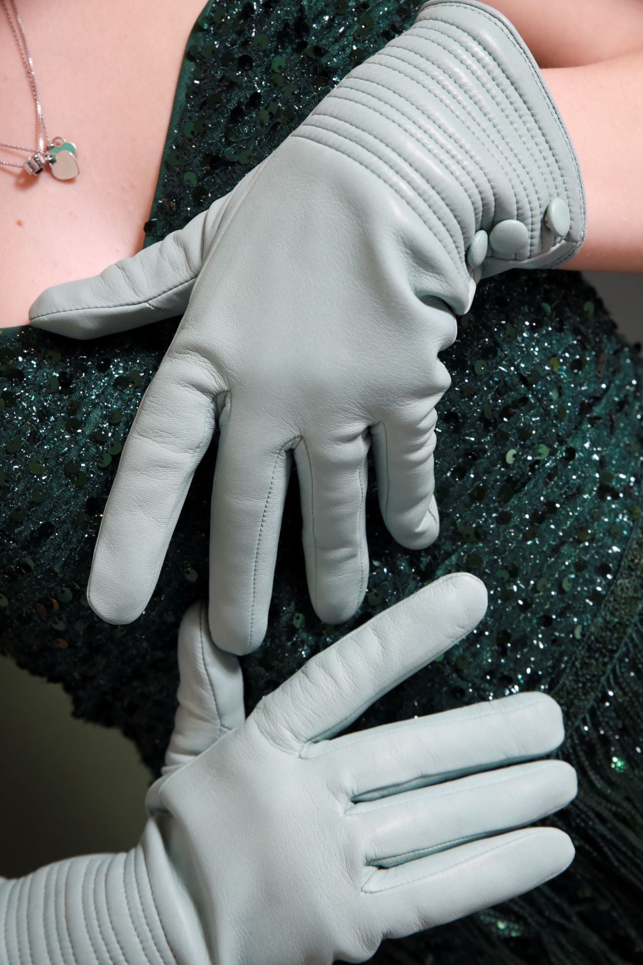 Guanto trendy in vera pelle metis foderato cashmere.