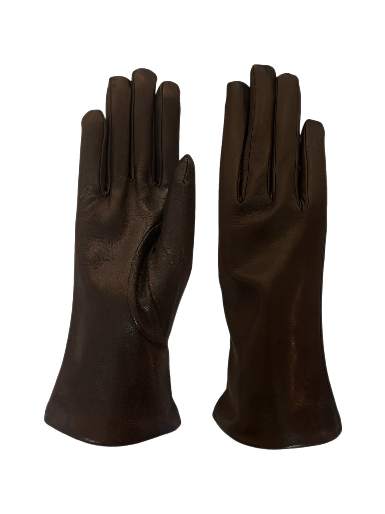 Classic women's gloves in genuine metis leather lined in cashmere