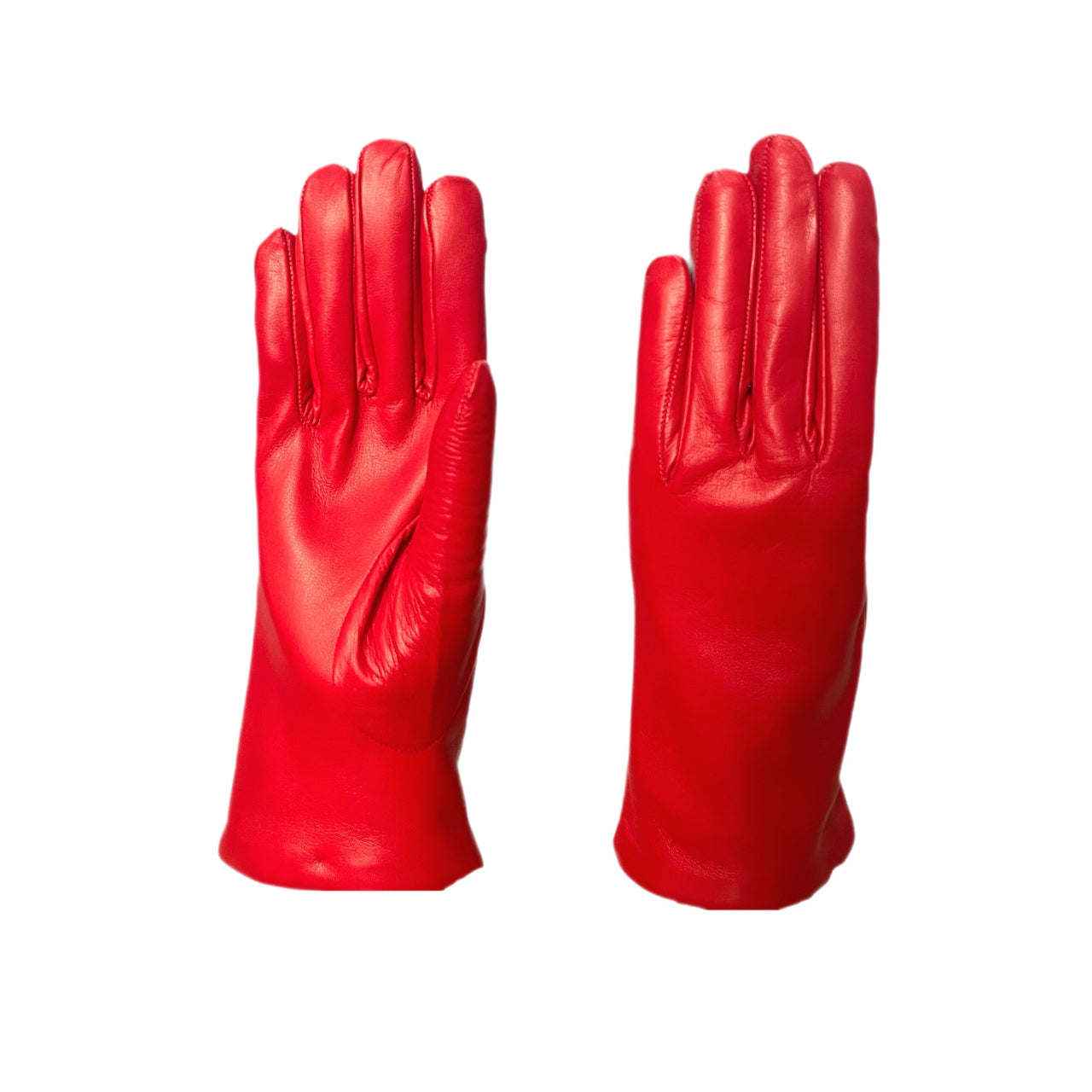 Classic women's gloves in genuine metis leather lined in cashmere