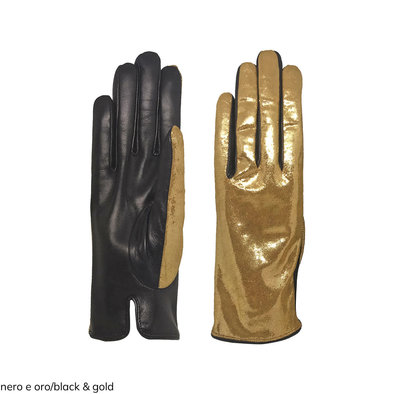 Women's gloves in real metis leather lined in cashmere