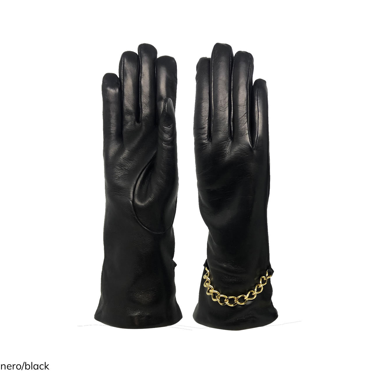 Trend Women's Gloves in Genuine Metis Leather Lined with Cashmere Three Inches from the Palm