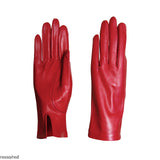 Classic Women's Genuine Leather Metis Silk Lined Gloves 4 Inch