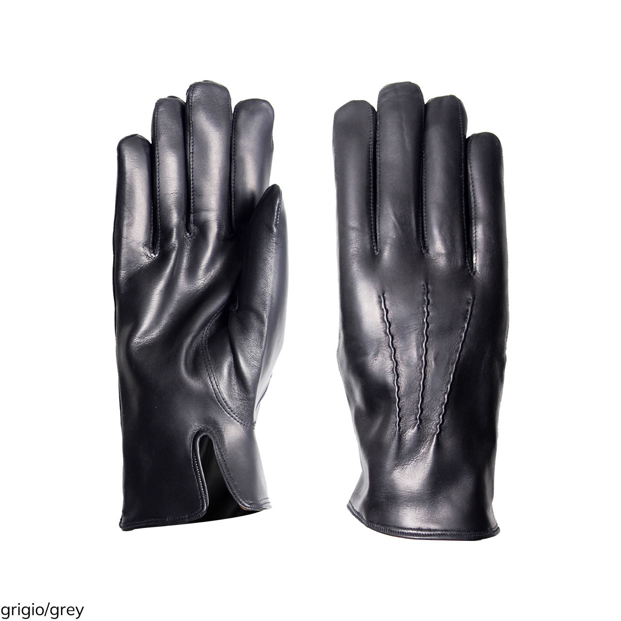 Classic touch men's gloves in genuine metis leather lined in cashmere