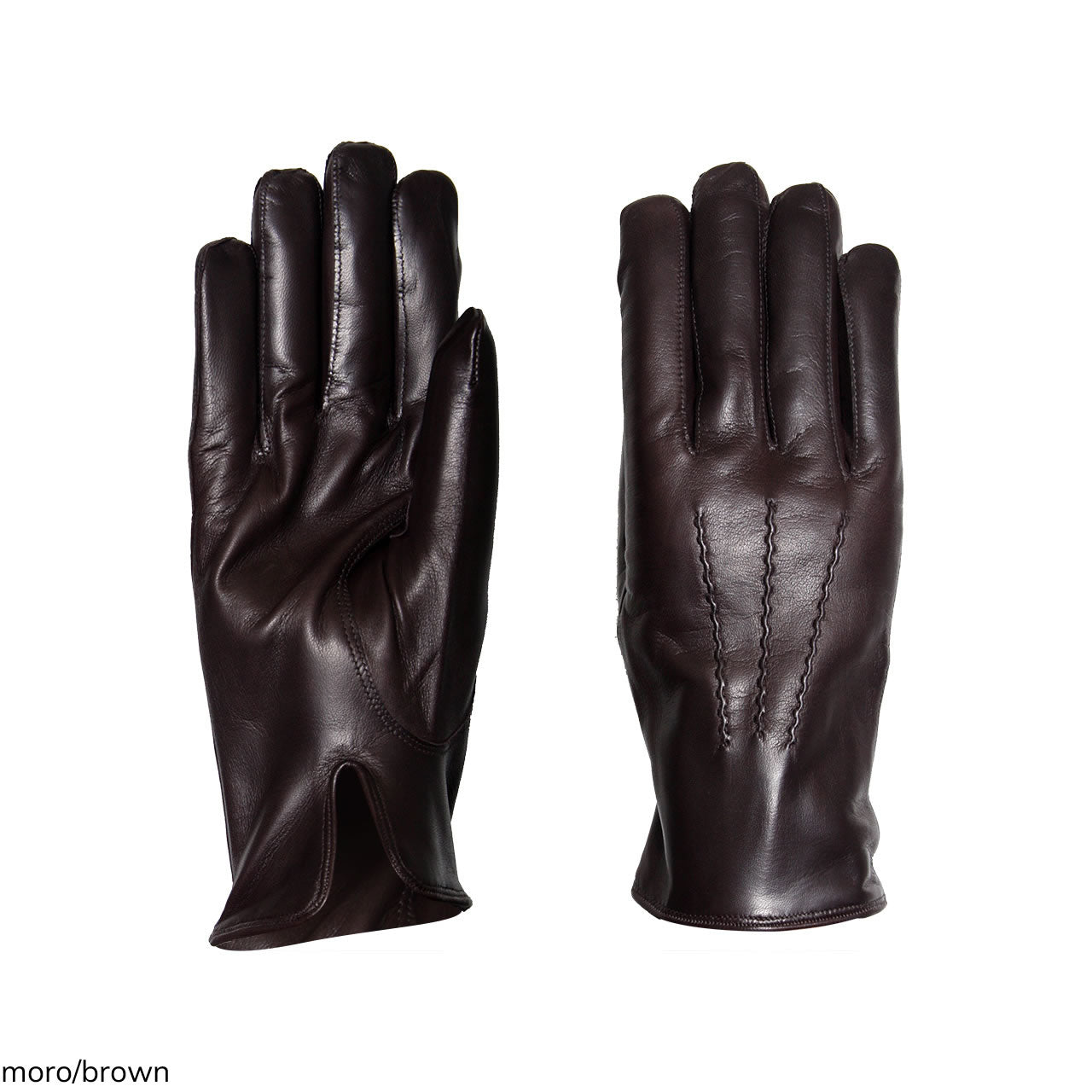 Classic touch men's gloves in genuine metis leather lined in cashmere