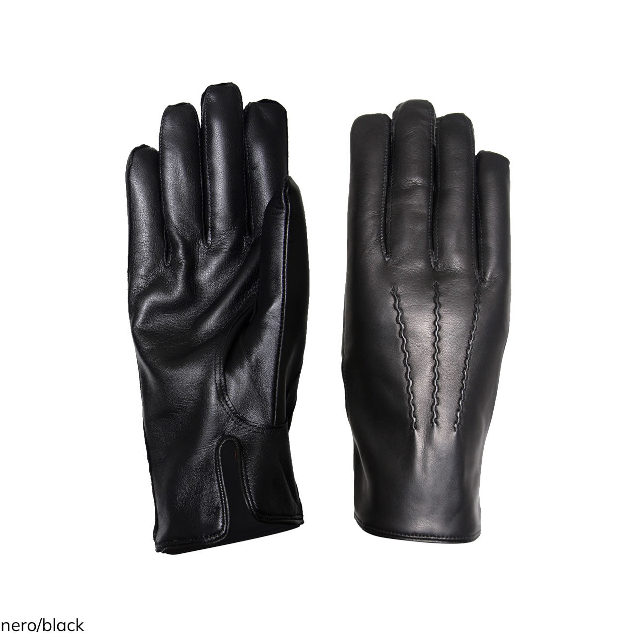 Classic touch men's gloves in genuine metis leather lined in cashmere