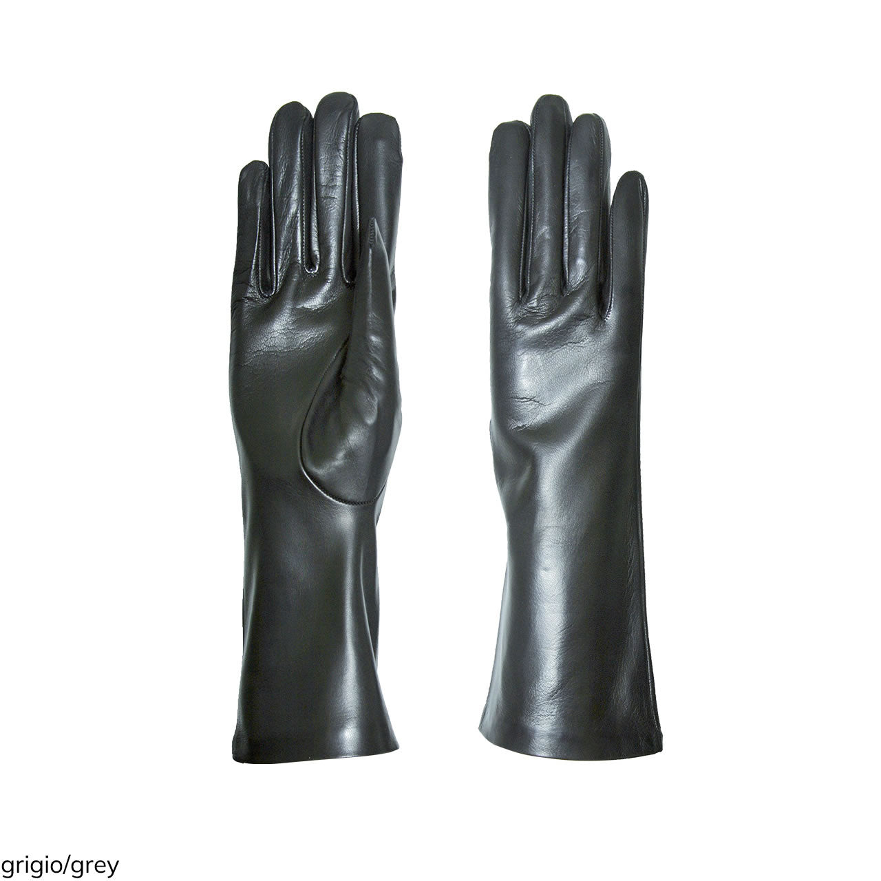 Classic 4 inch long silk lined genuine leather metis women's gloves