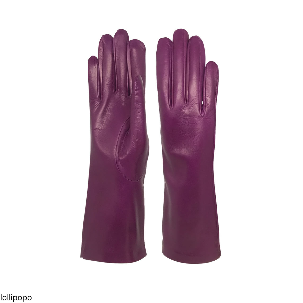 Classic 4 inch long silk lined genuine leather metis women's gloves