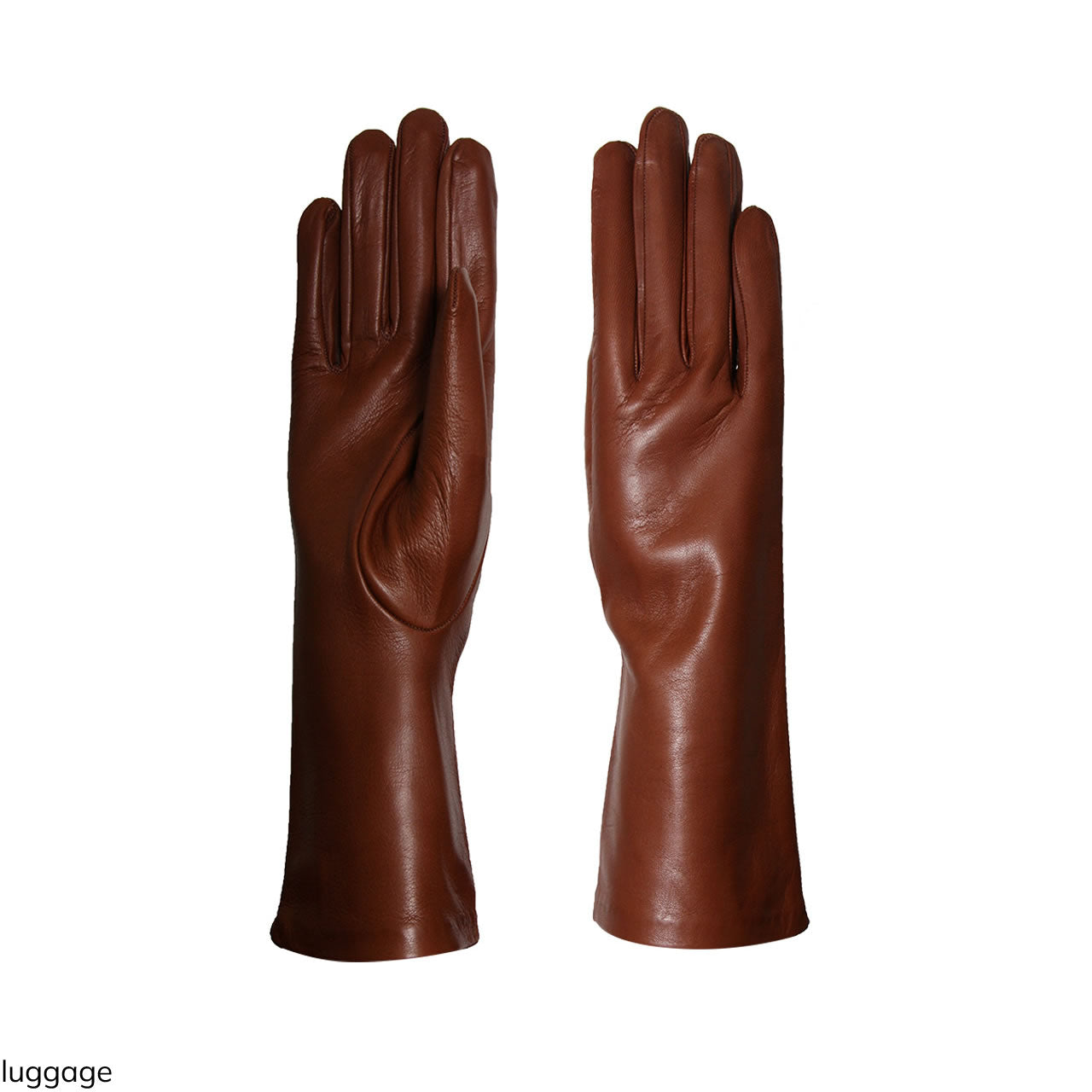 Classic 4 inch long silk lined genuine leather metis women's gloves