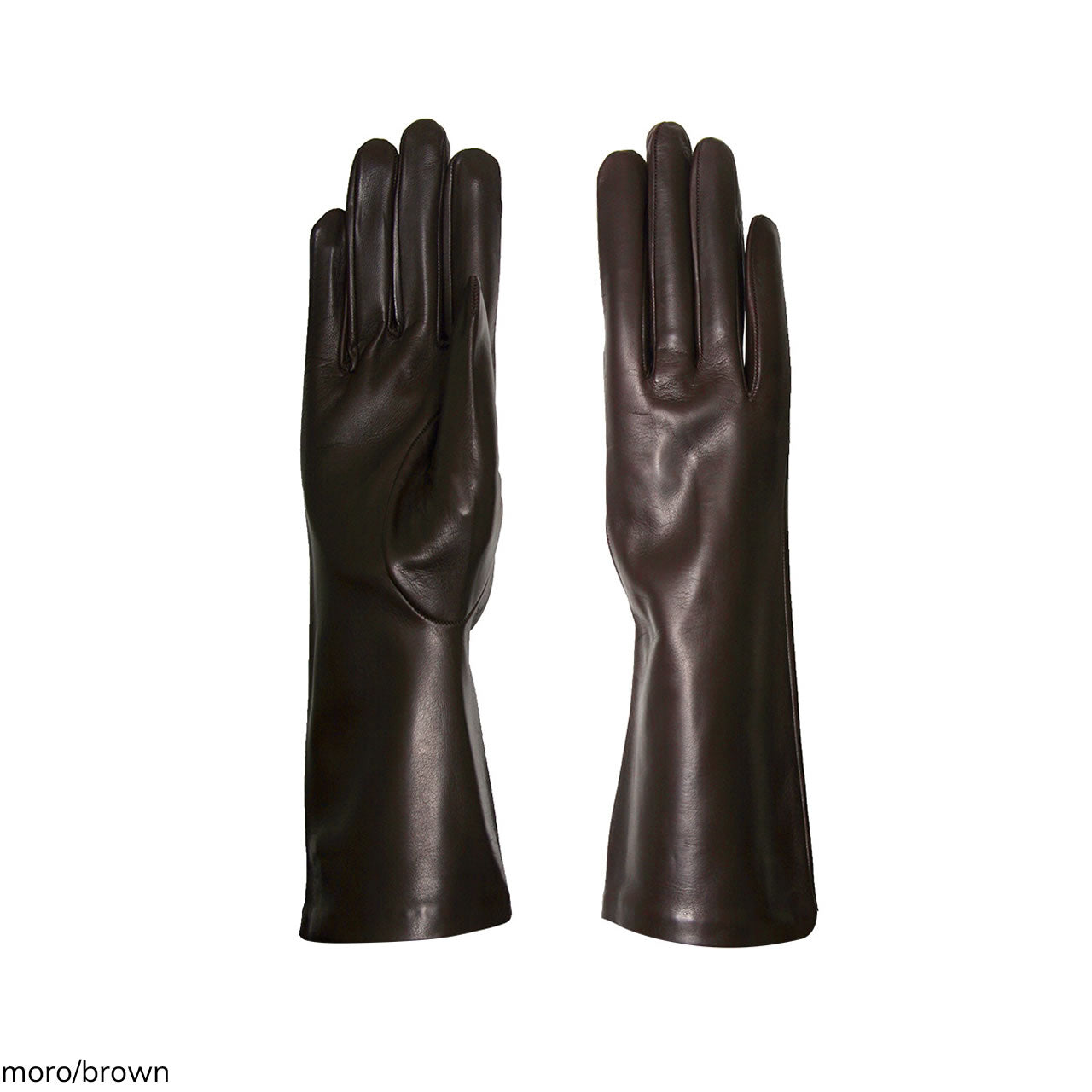 Classic 4 inch long silk lined genuine leather metis women's gloves