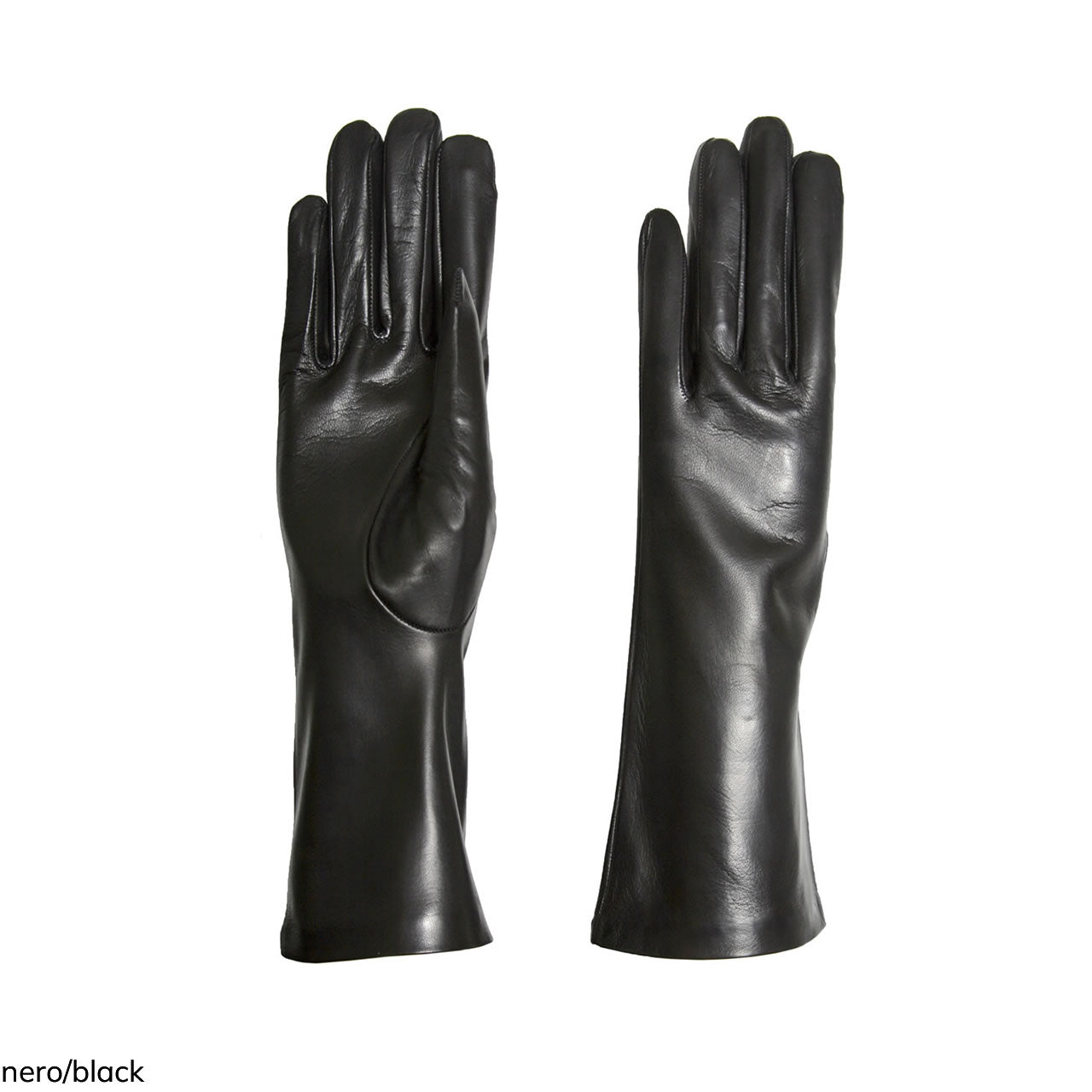 Classic 4 inch long silk lined genuine leather metis women's gloves